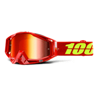 100 % Racecraft brille Corvette red - mirror red lens